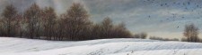 "Winter Murder", 2012, Acrylics on Canvas, Detail, by David Jay Spyker